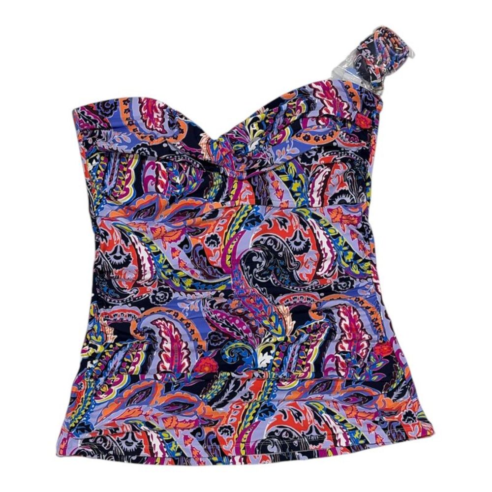 Anne Cole Women's Limited Edition UPF 50 Fashion Tankini Top - Multi
